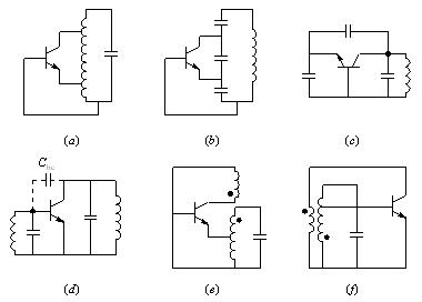 <b>几种</b><b>常见</b>振荡器的高频<b>电路</b>
