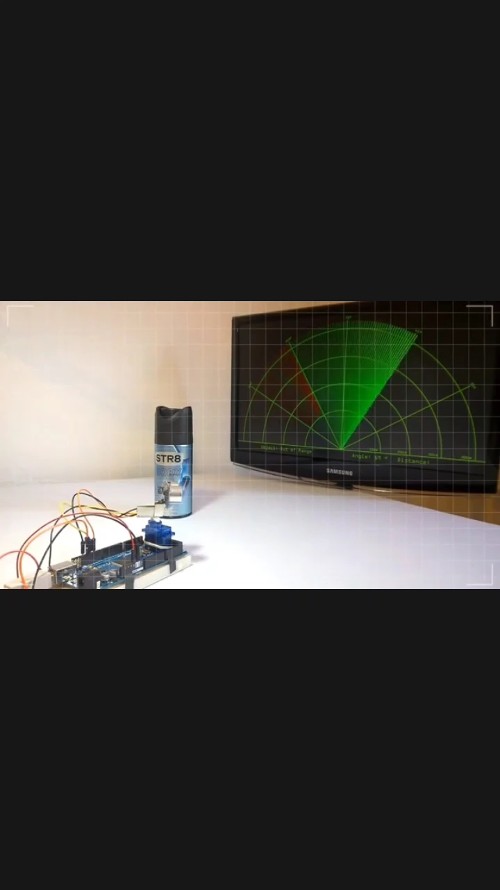 arduino制作雷达#Arduino #超声波 #舵机 